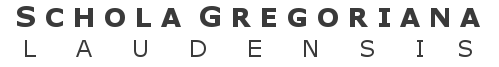 logo schola gregoriana laudensis